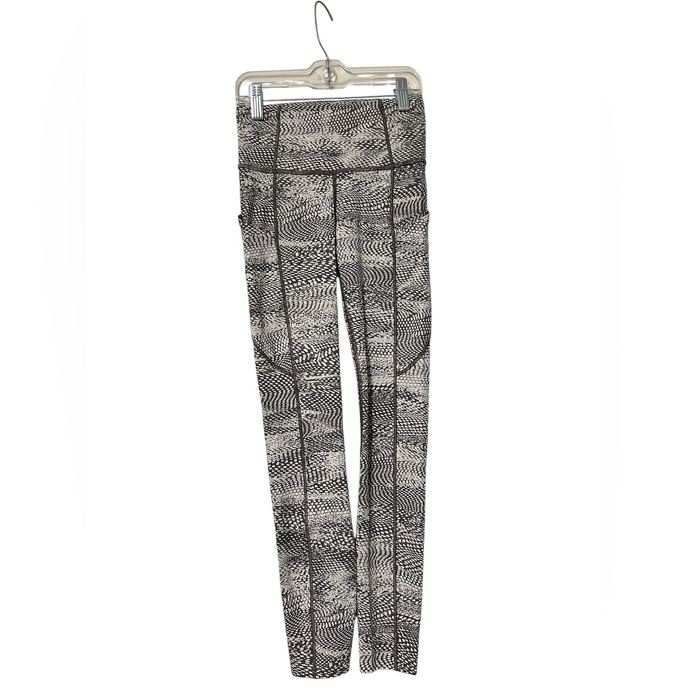 Lululemon Fast & Free 7/8 Tight II *Nulux 25" Swerve Vapor Metal Grey size 2